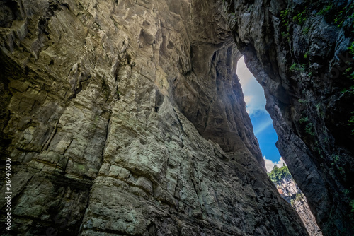 Natural rocky arch fissure in Wulong National Park © Pav-Pro Photography 