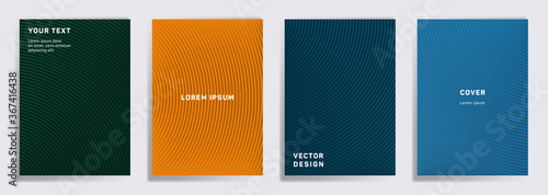 Radial semicircle geometric lines patterns.