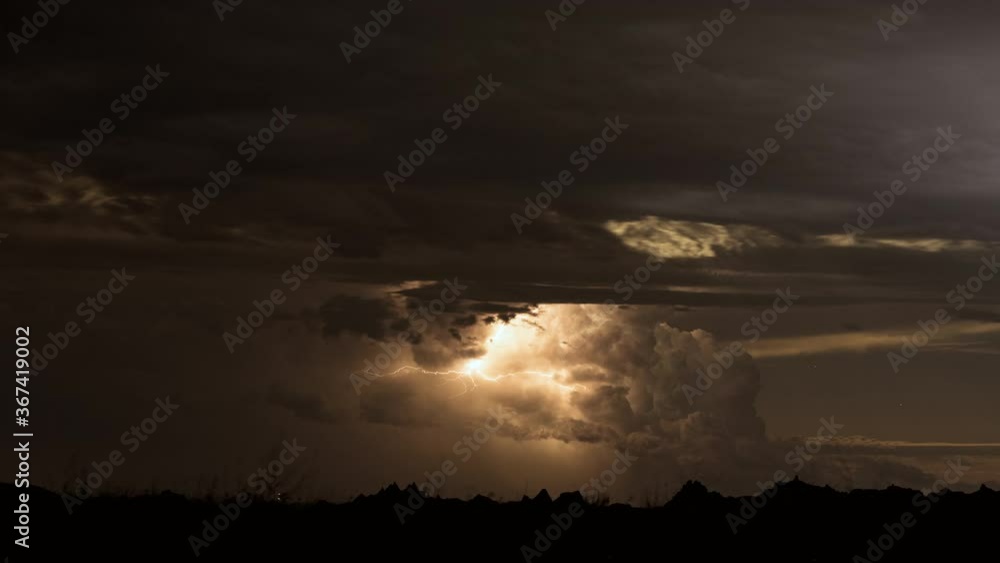 Dramatic Lightning at Night Dramatic Lightning at Night