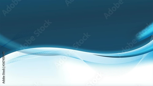 abstract blue dynamic animated business background video