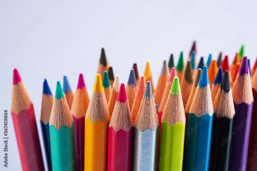 closeup color pencil, back to school concept
closeup color pencil, back to school concept