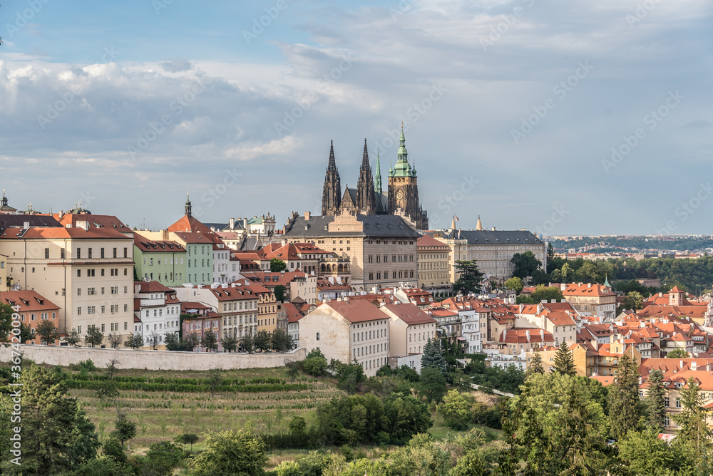 Prague castle and Historicl buildings
