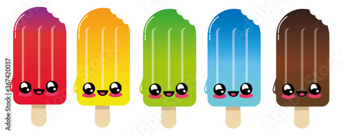 Helados en paleta