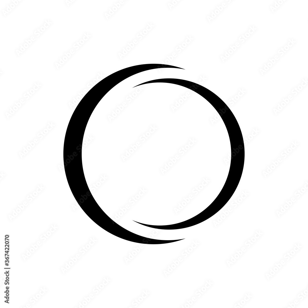 Circle logo illsutration Circle logo illsutration