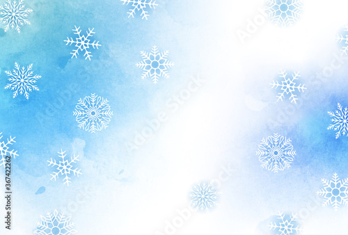 クリスマス　雪　冬　背景