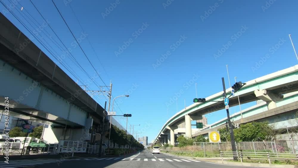 Driving video on a sunny day. Japanese National Route 357 Driving video on a sunny day. Japanese National Route 357