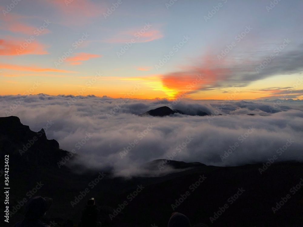 Obraz premium hawaii sunset 1