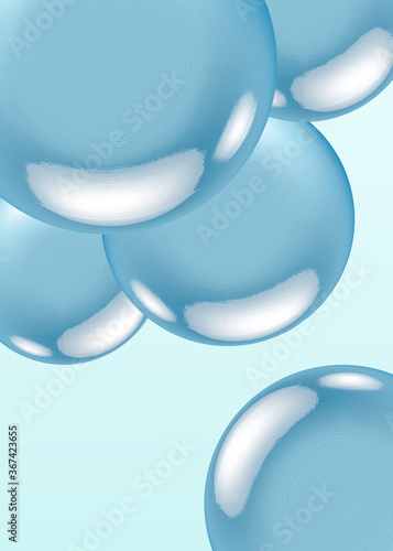 abstract background with bubbles