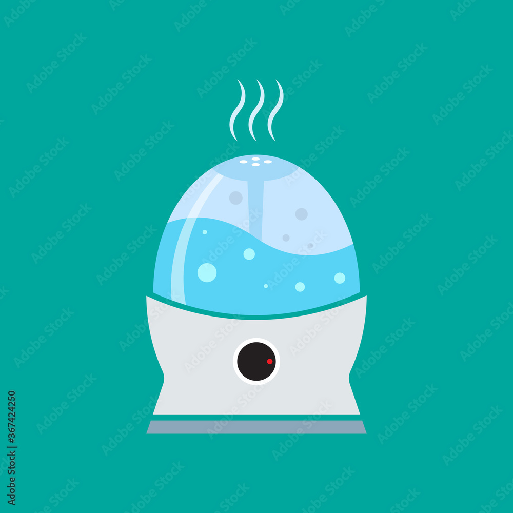 Humidifier air diffuser icon design. vector illustration Humidifier air diffuser icon design. vector illustration