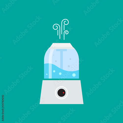 Humidifier air diffuser icon design. vector illustration