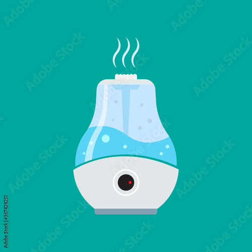 Humidifier air diffuser icon design. vector illustration