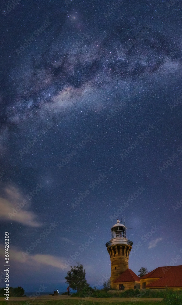 Milkyway over Barrenjoey Lighthouse