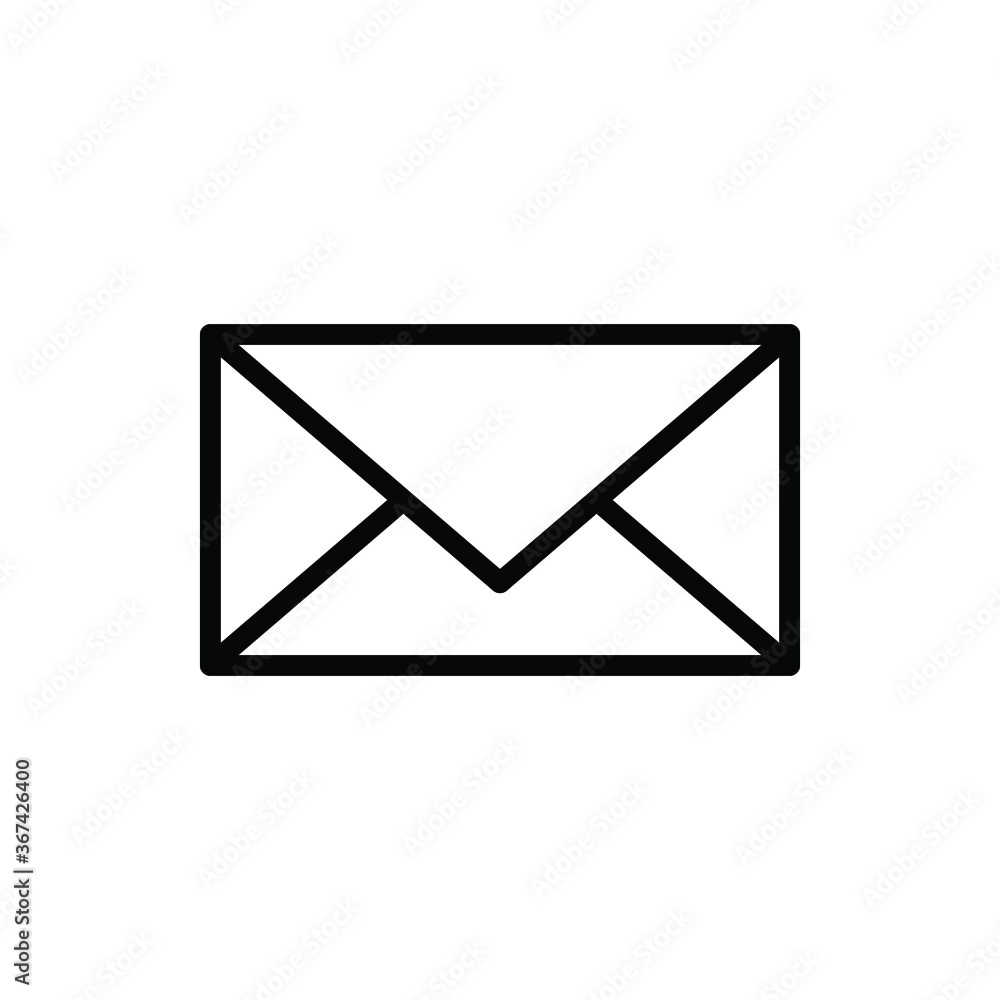 Mail, Envelope Icon Logo Vector Isolated. Email and Business Icon Set. Editable Stroke and Pixel Perfect. Mail, Envelope Icon Logo Vector Isolated. Email and Business Icon Set. Editable Stroke and Pixel Perfect.