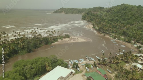 A fishing village on the south eastern coast of Trinidad, Mayaro photo