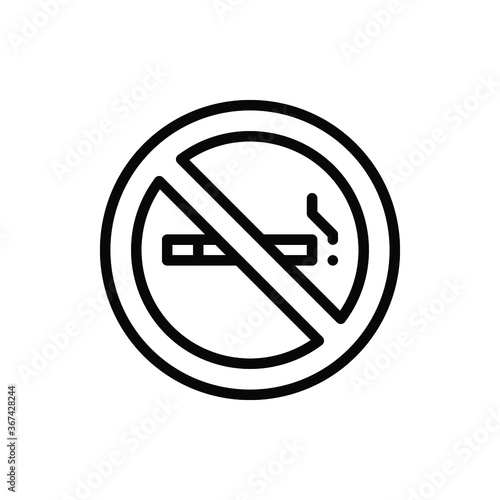 Free Download No Smoking Icon . Hotel Service Icon Set. Editable Stroke and Pixel Perfect. - GFXLoad