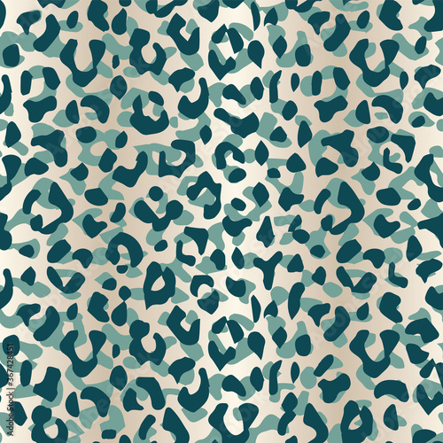 green leopard abstract geometric seamless pattern print design