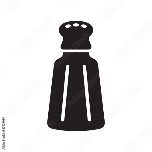 Salt, pepper shaker icon vector illustration. 