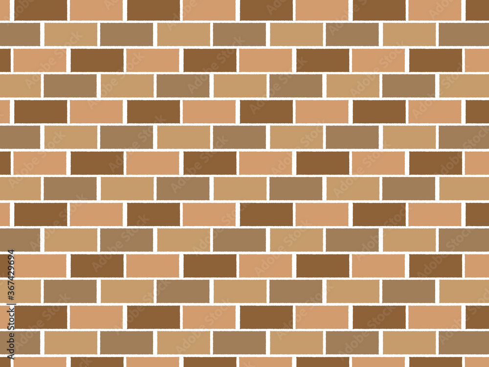 Red random brick background illustration Red random brick background illustration
