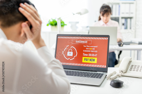 Cyber security and extortion photo