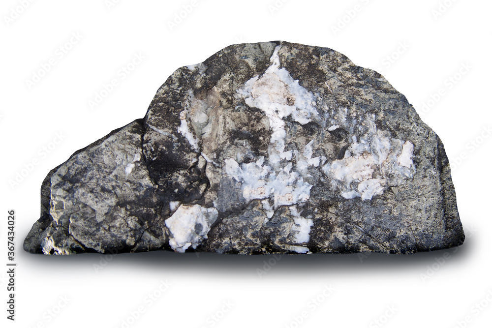 Obraz premium stones white background, Clipping path