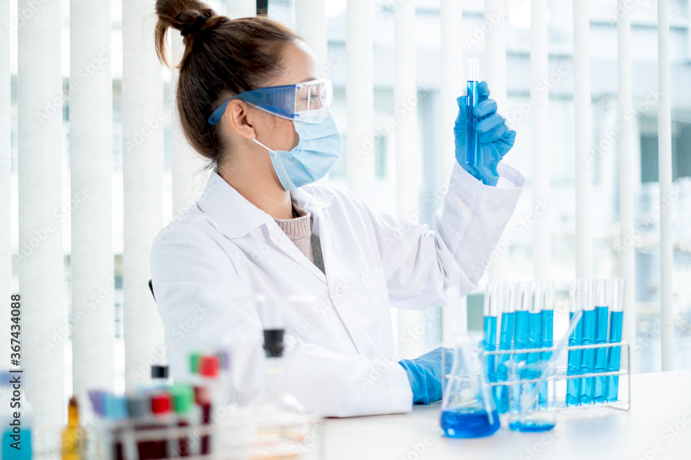 Medical scientists have experimented with liquid chemicals in vitro to analyze viral data in chemical laboratories. Scientific research concepts Medical scientists have experimented with liquid chemicals in vitro to analyze viral data in chemical laboratories. Scientific research concepts