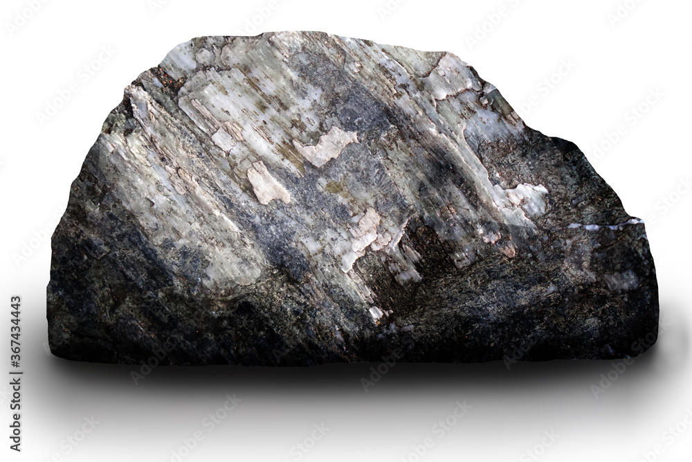 Fototapeta premium stones white background, Clipping path