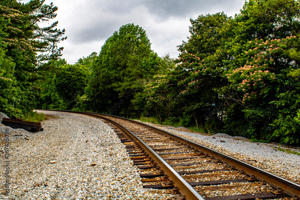 Fototapeta premium Railway in the countryside 2