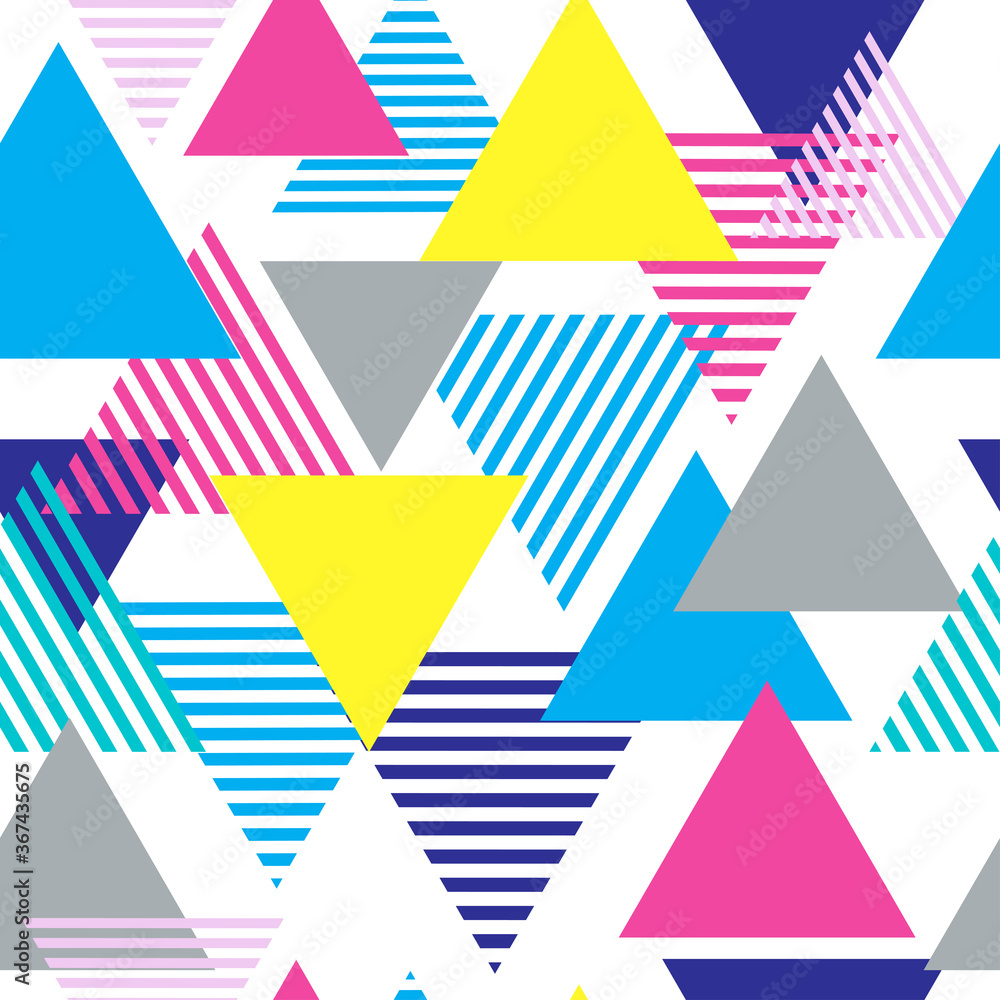 Seamless Triangle abstract pattern. Geometric background Seamless Triangle abstract pattern. Geometric background