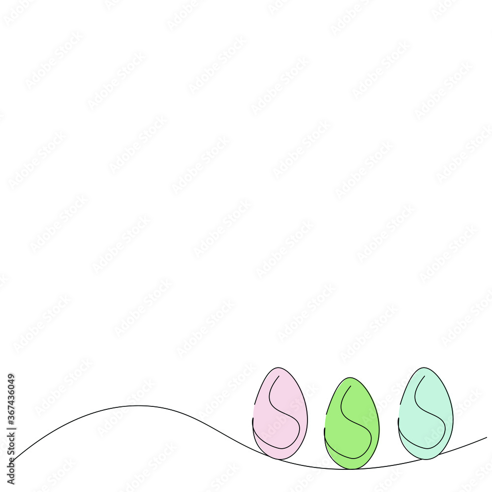 Easter eggs background design. Vector illustration Easter eggs background design. Vector illustration