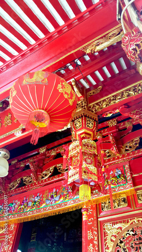 Chinese temple in Vegetarian Festival at Phuket