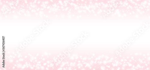 light and glitter on pink background