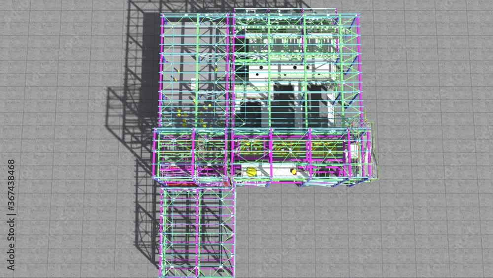Presentation of 3D BIM modeling of buildings made of metal structures ...