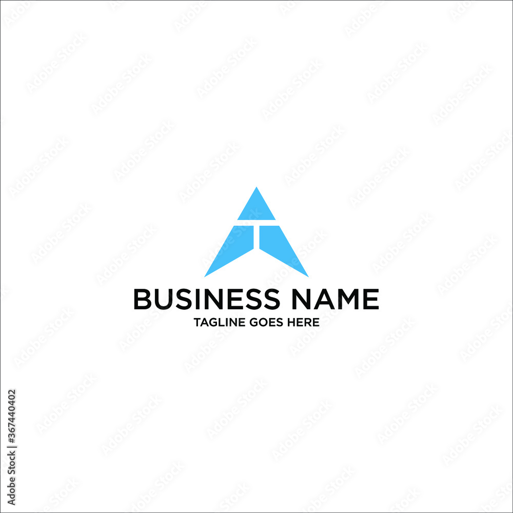 Elegant letter At Ta or A logo needed for your business. Modern, simple and unique that conveys luxury, sophisticated, geometric, abstract, serious, solid, corporate, firm, professional and trusted Elegant letter At Ta or A logo needed for your business. Modern, simple and unique that conveys luxury, sophisticated, geometric, abstract, serious, solid, corporate, firm, professional and trusted