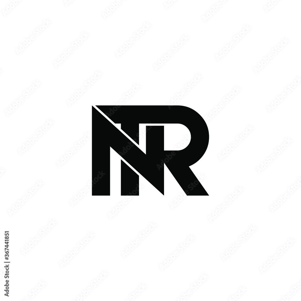 ntr letter original monogram logo design ntr letter original monogram logo design