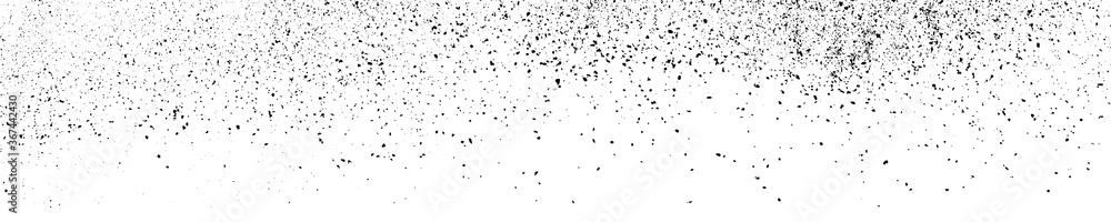 Black Grainy Texture Isolated On White Background. Dust Overlay. Dark Noise Granules. Wide Horizontal Long Banner For Site. Vector Design Elements, Illustration, EPS 10. Black Grainy Texture Isolated On White Background. Dust Overlay. Dark Noise Granules. Wide Horizontal Long Banner For Site. Vector Design Elements, Illustration, EPS 10.