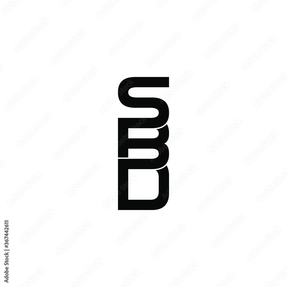 sbd letter original monogram logo design sbd letter original monogram logo design