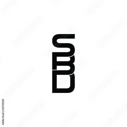 sbd letter original monogram logo design © ahmad ayub prayitno