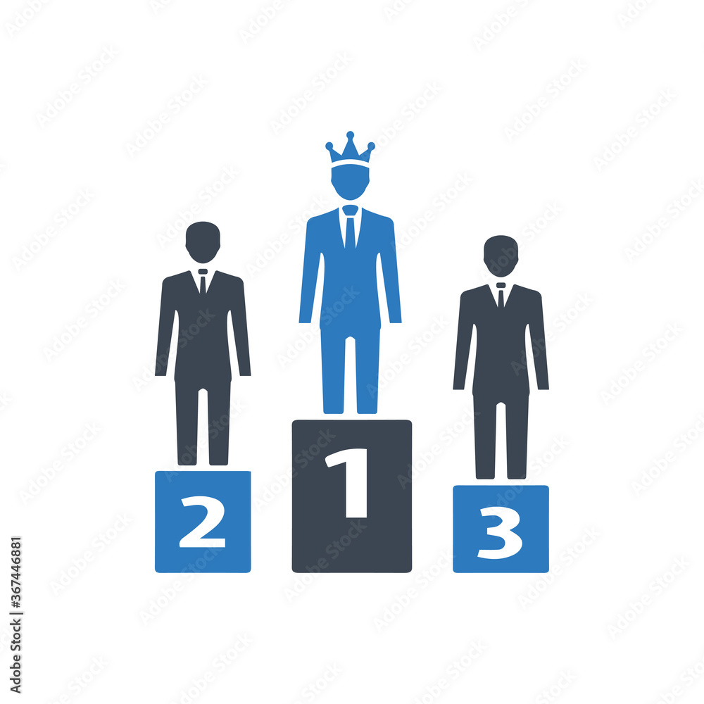 Business competitor icon ( vector illustration ) Business competitor icon ( vector illustration )