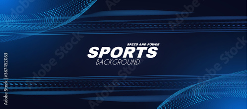 Abstract sport background with motion elements. Light dynamic effect.