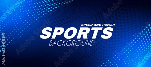 Obraz Abstract sport background with motion elements. Light dynamic effect.