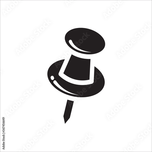 Push pin icon vector
