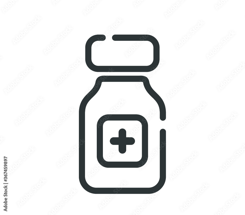 Medicine icon. Simple medicine pills vector design. Medicine icon. Simple medicine pills vector design.