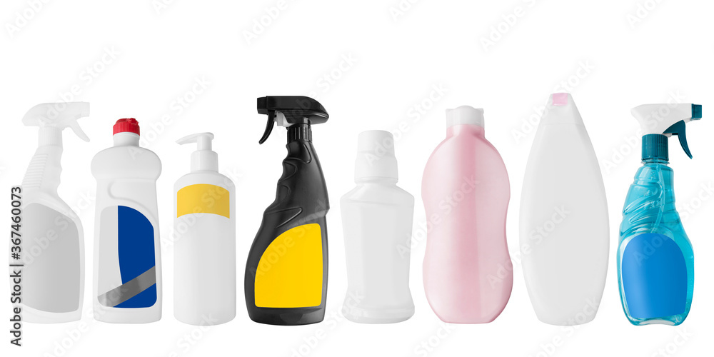 Plastic bottles isolated Plastic bottles isolated
