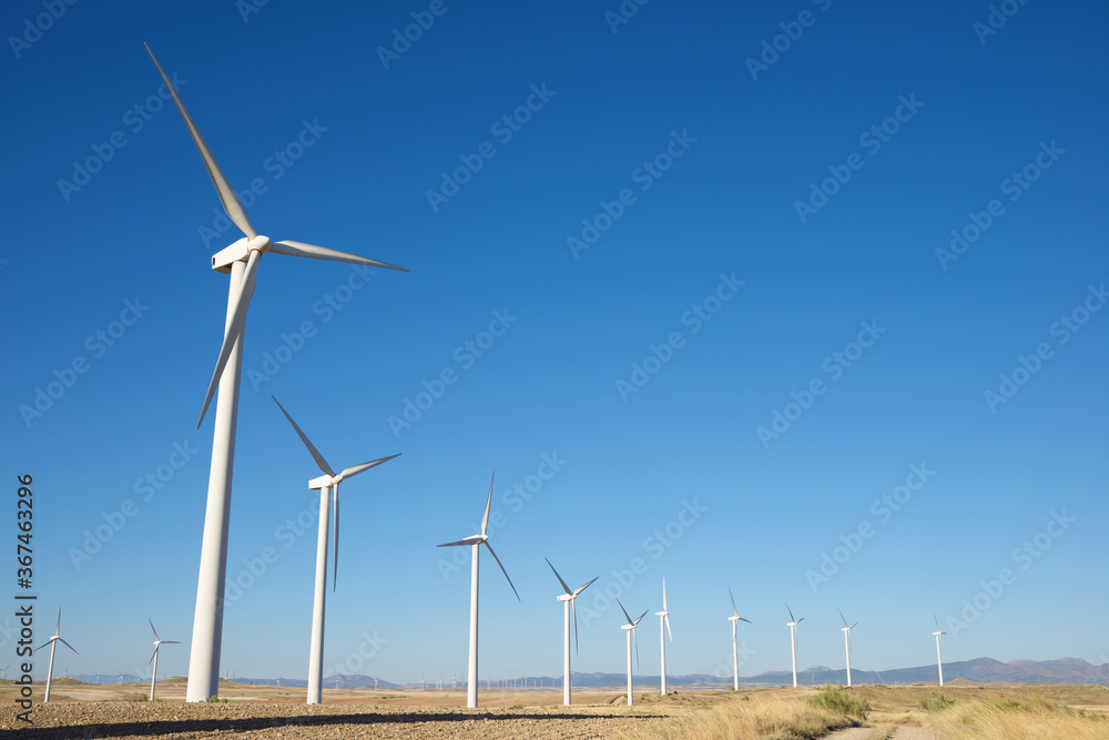 Sustainable wind energy concept Sustainable wind energy concept