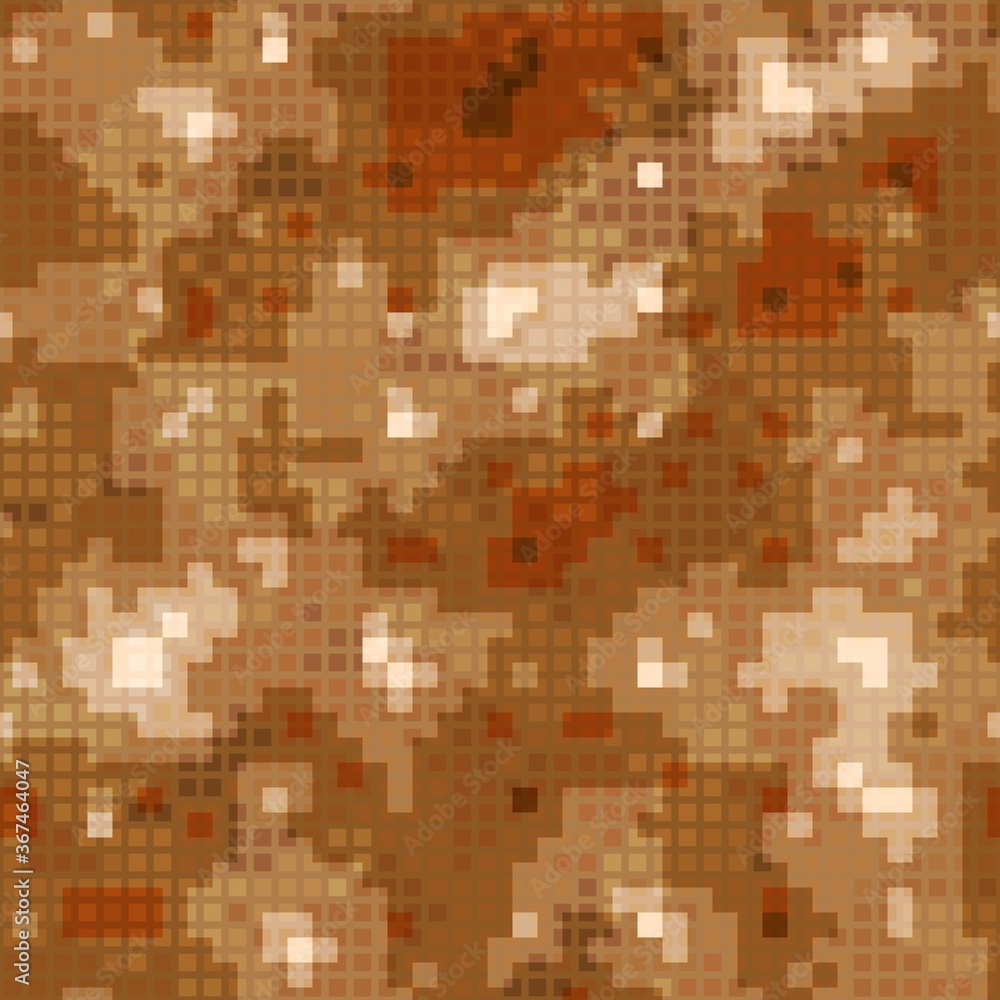 Military camouflage seamless pattern. Urban digital pixel style. Military camouflage seamless pattern. Urban digital pixel style.