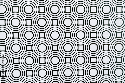 Arrière plan noir et blanc avec des motifs géométriques graphique
