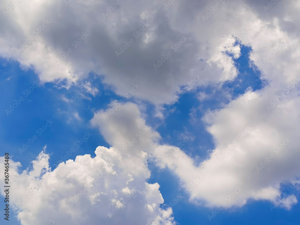 Beautiful abstract cloud and clear blue sky landscape nature, blue background Beautiful abstract cloud and clear blue sky landscape nature, blue background