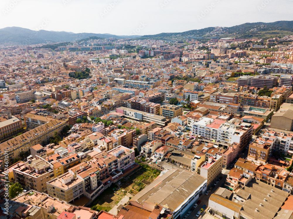 Fototapeta premium Image of landscape of Mataro in the Spain.