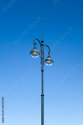 Street lamp by day