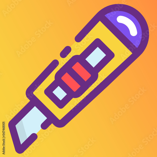  Paper cutter icon in trendy flat style, stationery concept   © SmashingStocks